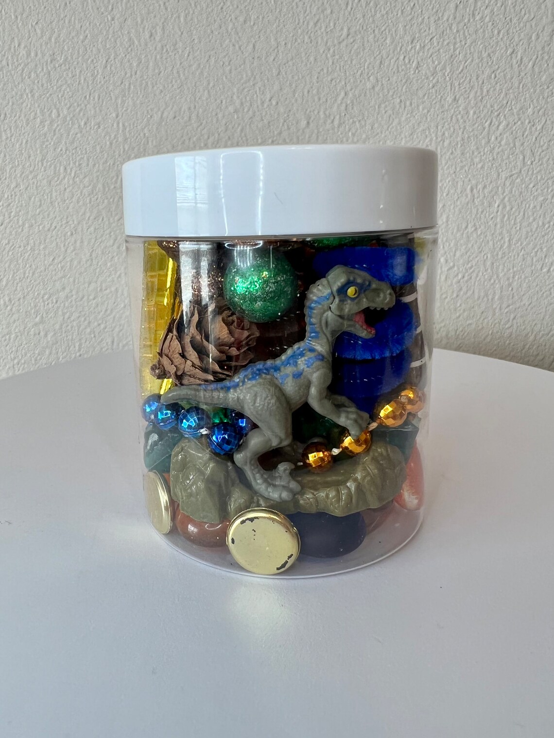 Jurassic Park Play Dough Jar Dinosaur Play Dough Onthego Etsy