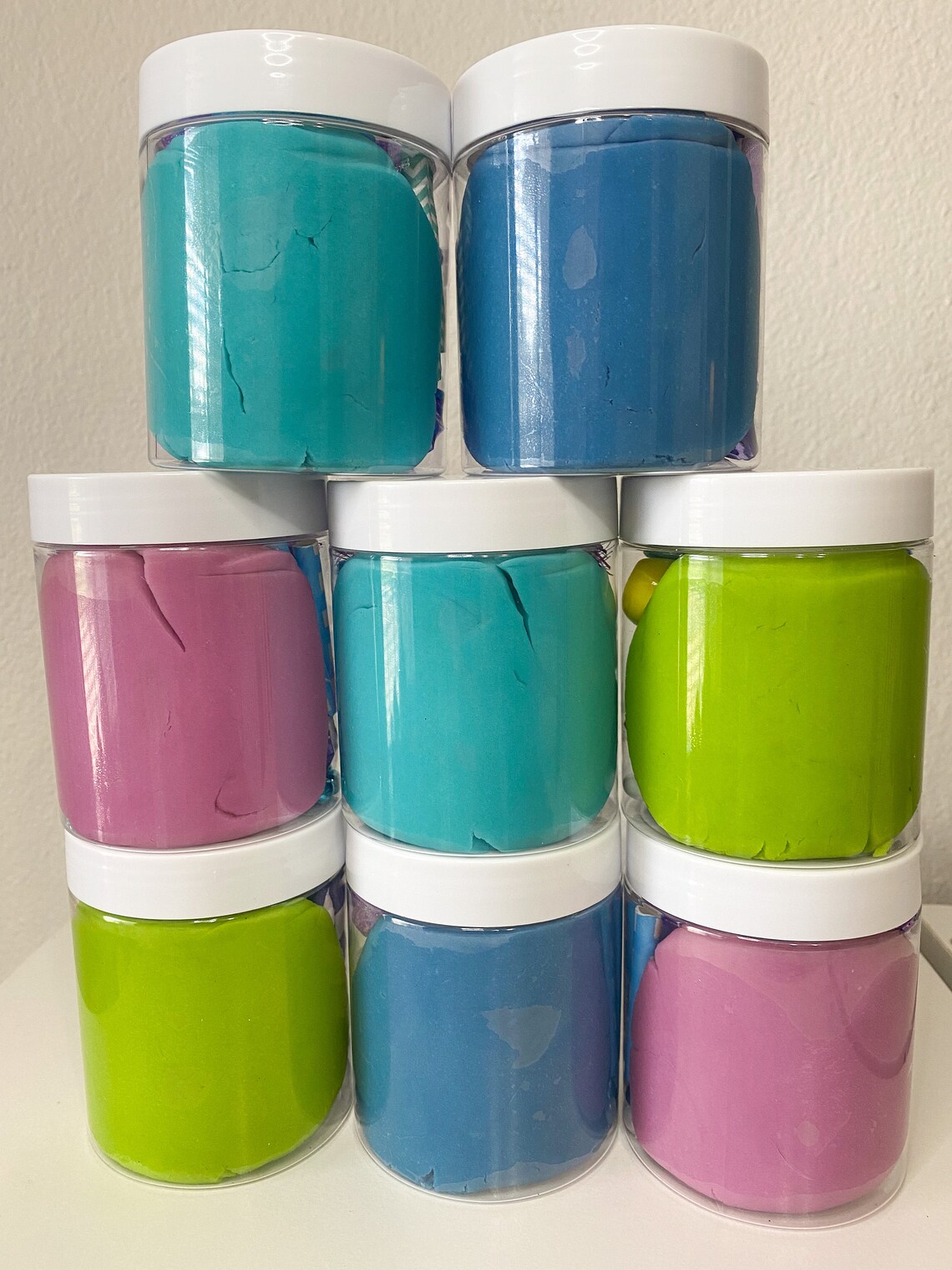 Monsters Play Dough Jar Play Dough Onthego Class Gift Etsy