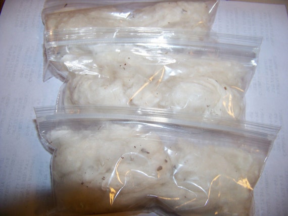 COTTON Organic Raw Cotton 2 BAGS RDA RBA USA GROWN