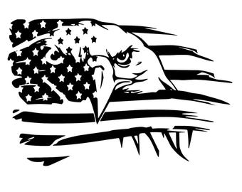 Eagle flag  png file