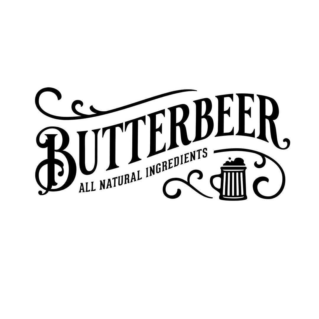 Butterbeer Vinyl Decal Car Window Etsy