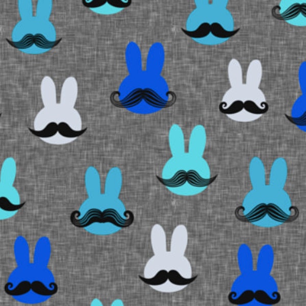 PRE ORDER Mustache Bunny Leggings in Organic Cotton  for Babies and Kids