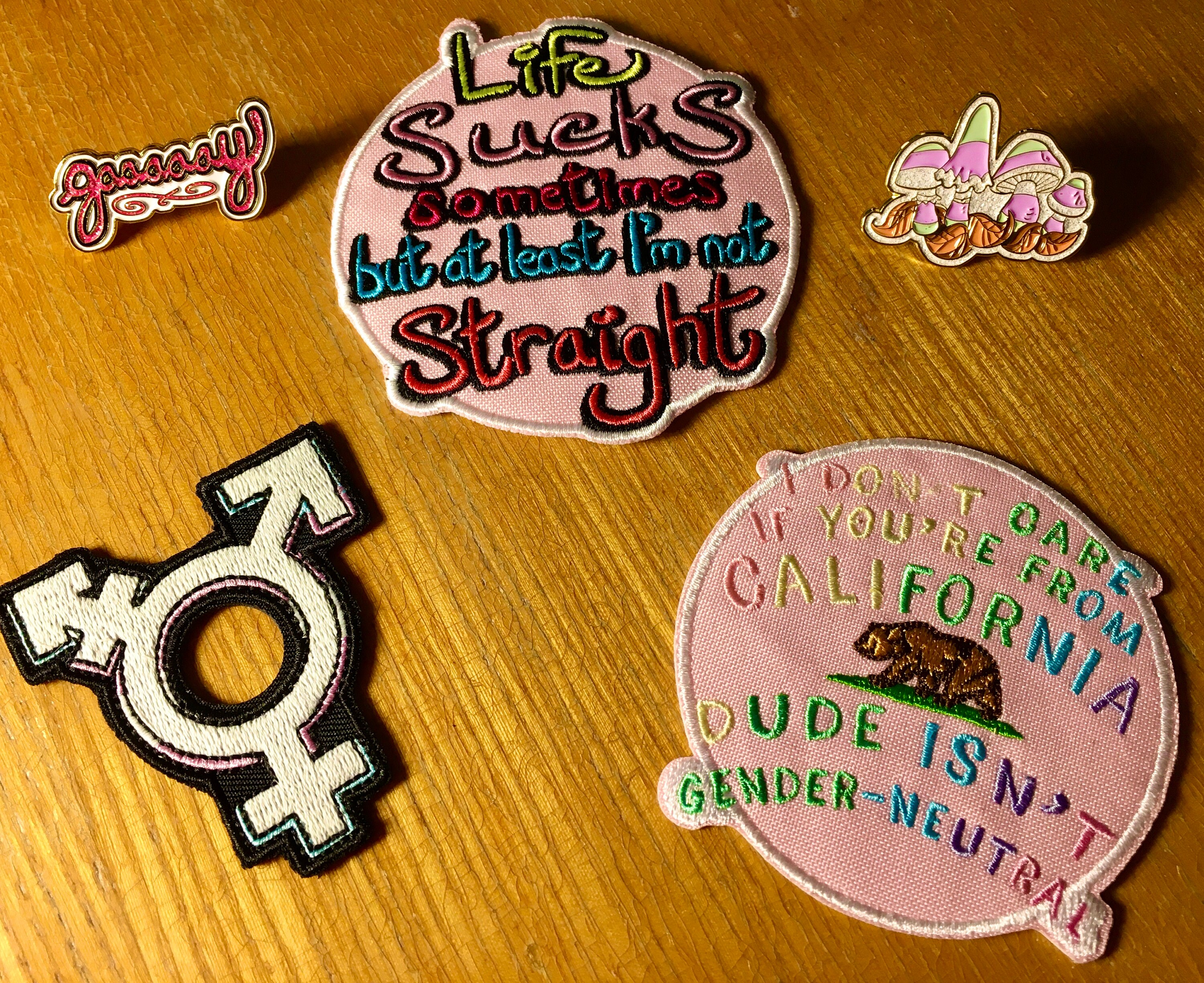 Dude Isn t Gender neutral Iron on Patch