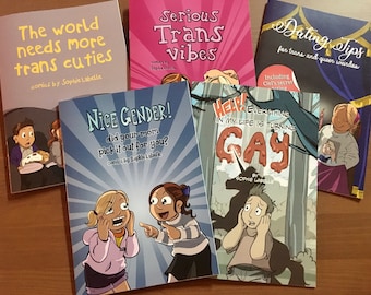 RETRO Collection - Five Classic Assigned Male comic books by Sophie Labelle!