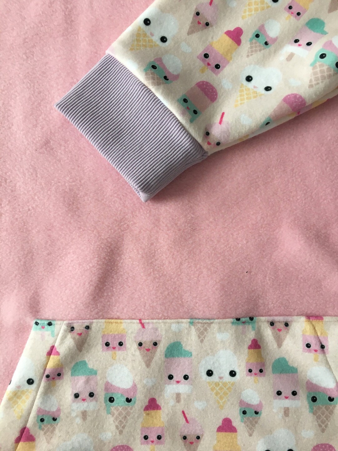 Very Lörge Ice Cream Hoodie Hoodiedress by Sophie Labelle Etsy