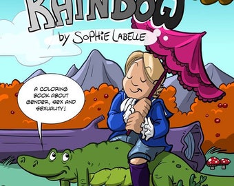 PDF - Add your own colors to the Rainbow! Coloring book by Sophie Labelle
