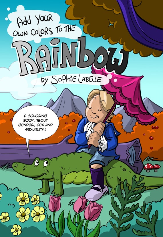 Download Add Your Own Colors To The Rainbow An Lgbtqia Coloring Book Etsy