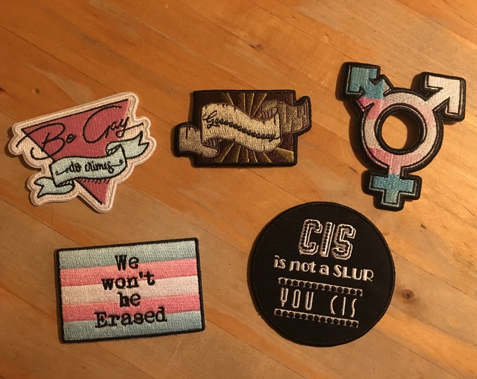Rad Iron-on Patches Pack