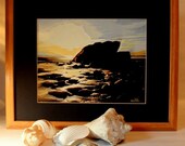 Items similar to Wood Neck Beach at Sunset in New Light ...