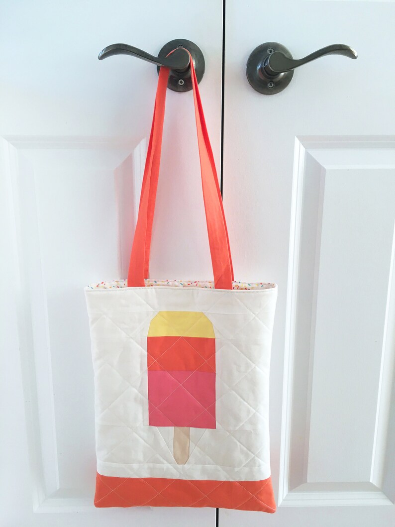 Popsicle Quilt Block FPP Block Pattern Modern Foundation Etsy