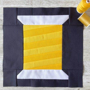 Spool of Thread Quilt Block Pattern: Beginner FPP (PDF Pattern) - Etsy
