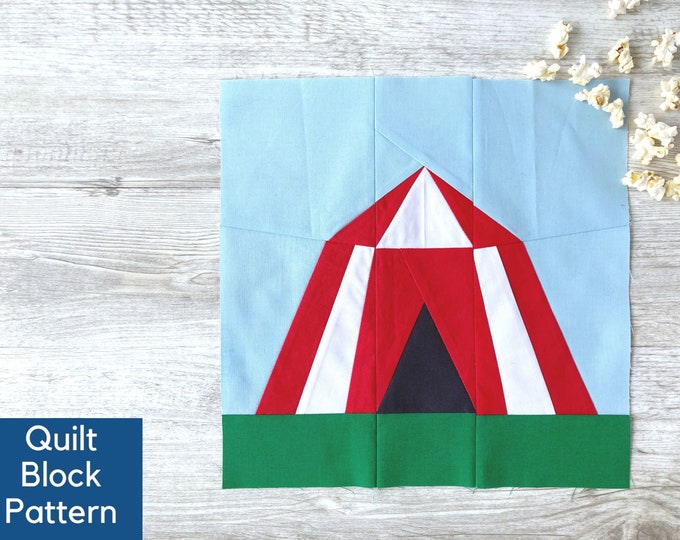 Circus Tent Quilt Pattern (digital PDF) - Etsy Canada