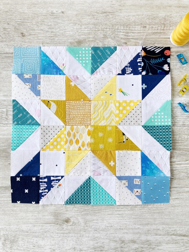 Scrappy Quilt Pattern Bundle: Modern Beginner Quilts, Hearts, Stars and ...