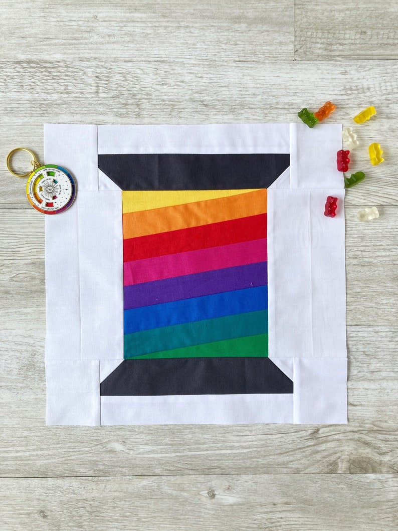 Spool of Thread Quilt Block Pattern: Beginner FPP (PDF Pattern) - Etsy