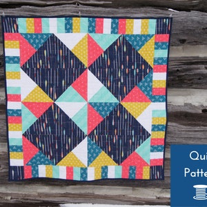 Canadian Diamonds Baby Quilt Pattern: Beginner-Friendly (PDF Pattern)