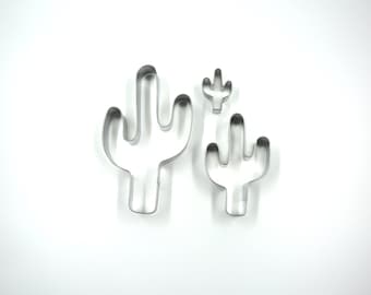 Cactus Cookie Cutter Jumbo Medium Mini Cactus for Western Party Decor Crafts Cookies Freshies