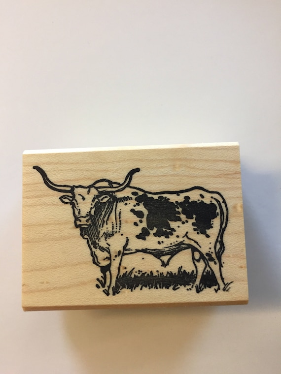 Dairy cow Holstein farm rubber stamp for scrapbooking and papercraft 4h FFA