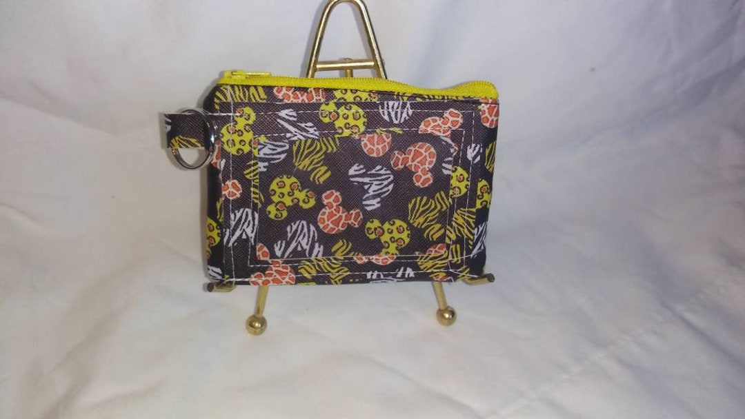 Disney animal kingdom inspired id wallet, disney id wallet, keychain