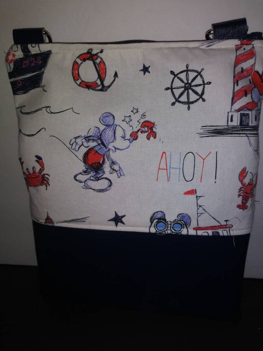 Ahoy Mickey Crossbody Bag, Mickey Crossbody Bag, Mickey and Minnie ...