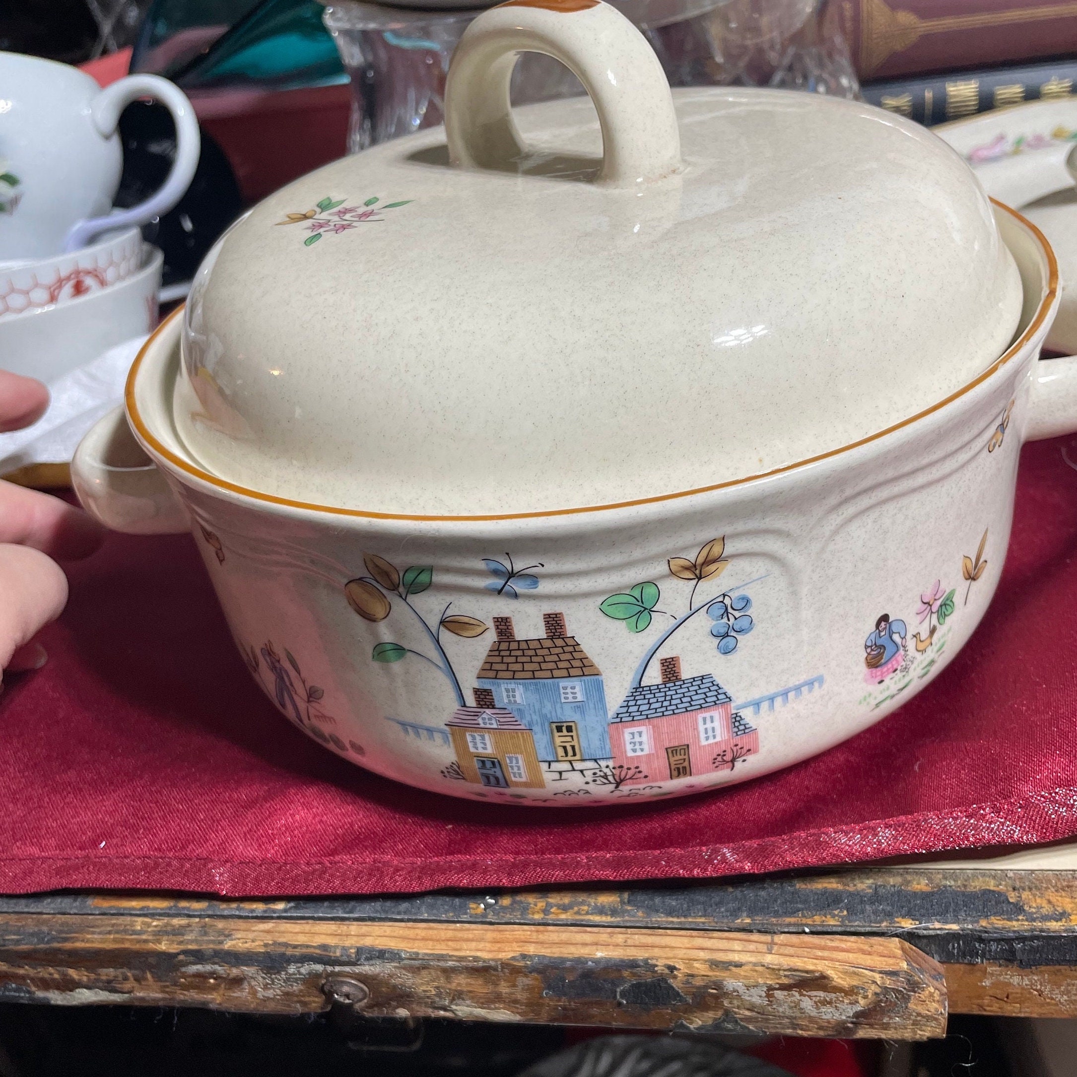 International China Heartland Series Stoneware Japan Folk Art