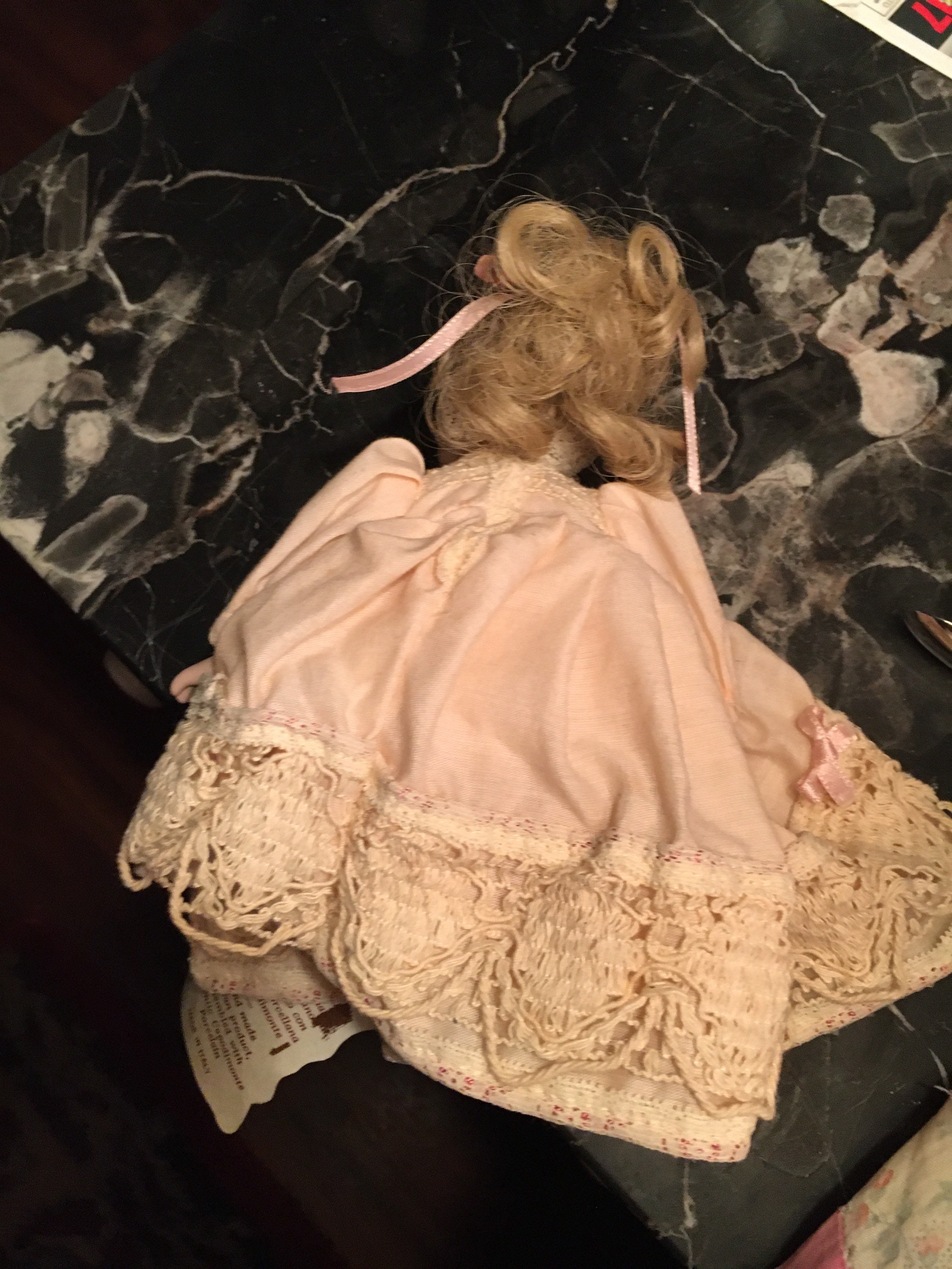 Capodimonte All Bisque Doll With Blonde Hair 7 1/2 Etsy