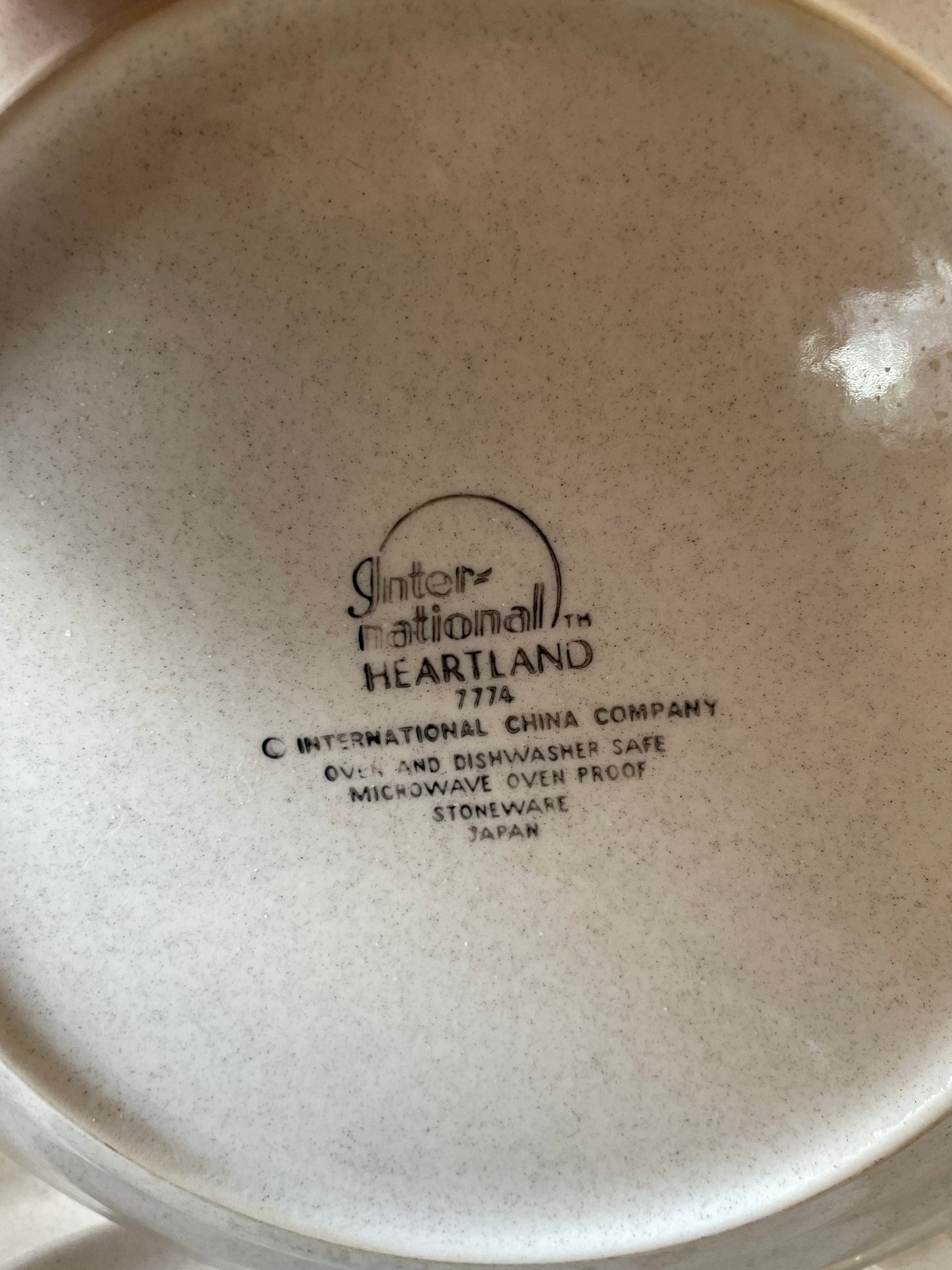 International China Heartland Series Stoneware Japan Folk Art