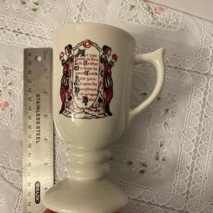 Sterling Vitrified China  E Liverpool OH   Mug &quot;The Doughnut and the Hole&quot;