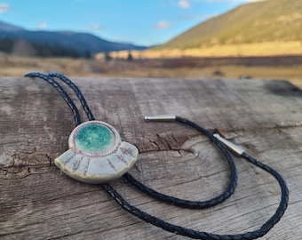 Ceramic Bolo Tie