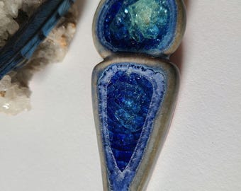 Stay Present Point of Earth Pendant - Arctic Waters