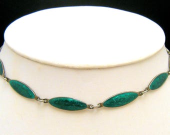 Delicado collar de plata esterlina esmaltada de exportación china con diseño de rosa marcado PLATA