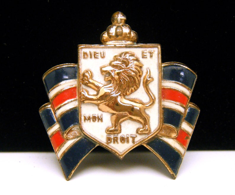 Wwll British War Relief Society Pin Official BWRS B.B. Pins Signed ...