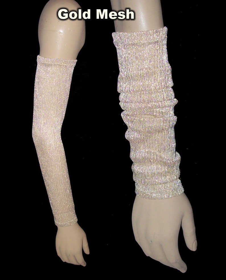 2 Arm Covers Nude Beige Stretch Sheer Mesh or Sheer Gold Etsy