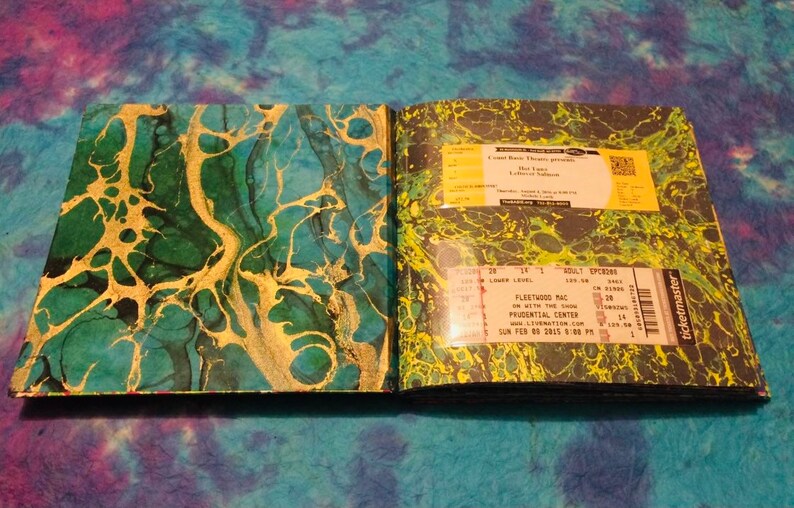 Custom Vinyl Record Ticket Stub Album 104 Stubs 2/pg With Etsy