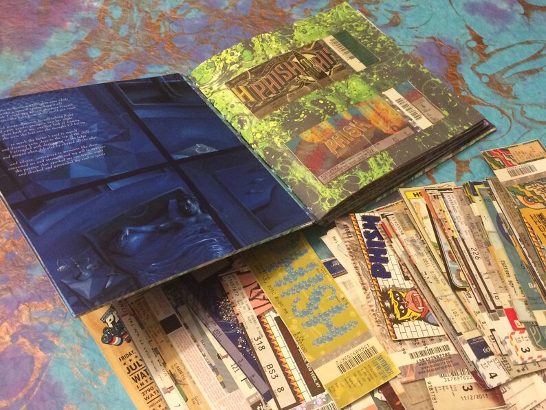 Custom Vinyl Record Ticket Stub Album 152 stubs 2/pg with Etsy