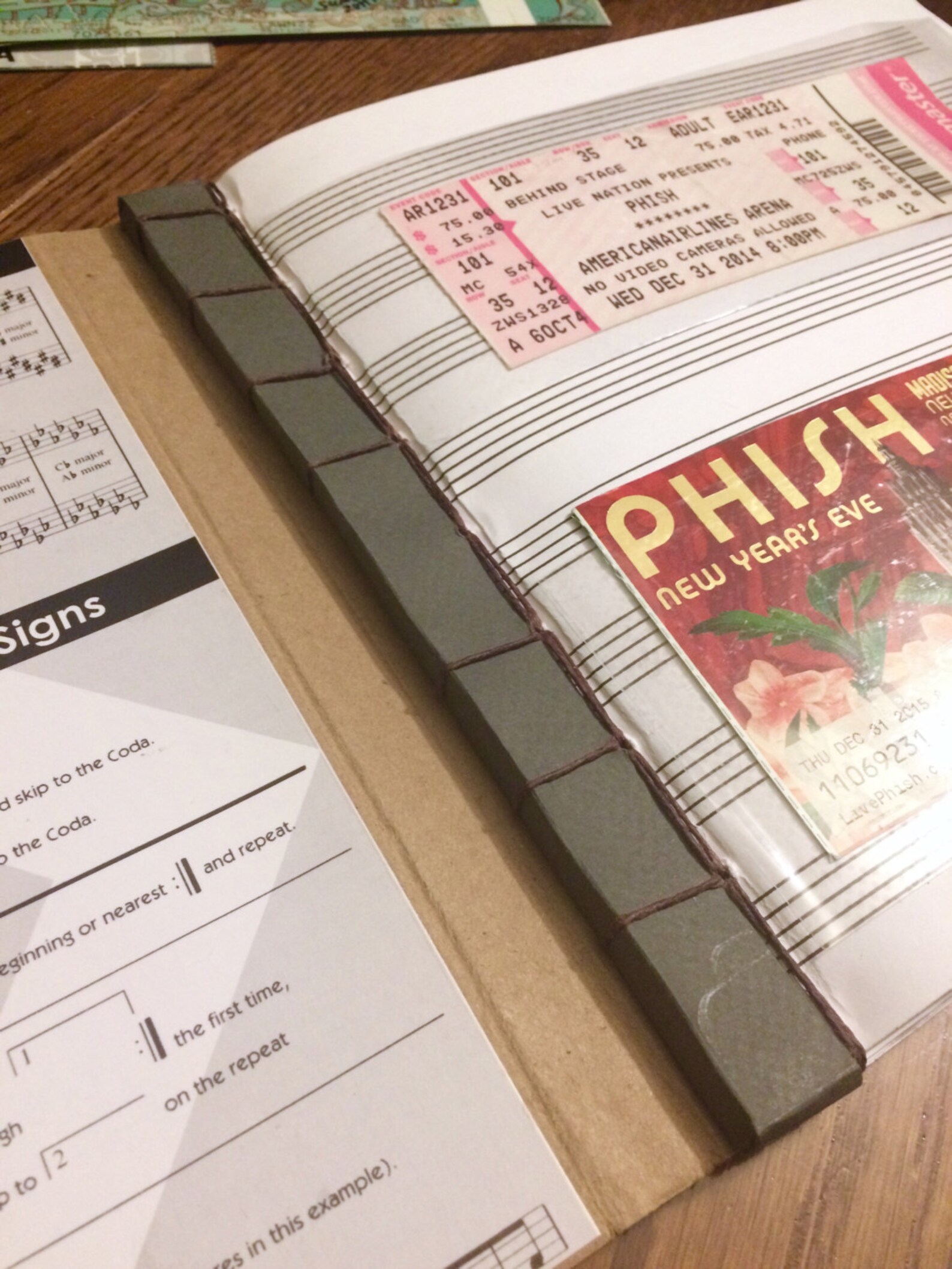 Collaged Craft Beer Ticket Stub Album 60 stubs with MUSIC Etsy