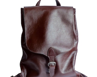 Leather Backpack Women, Leather Backpack Purse, Backpack Women, Backpack Purse, Brown Leather Backpack, Leather Rucksack, Sac Dos Cuir Femme