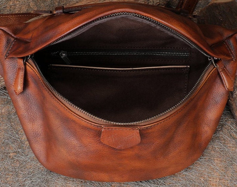 Leather Hip Bag Leather Waist Bag Leather Belt Bag Leather Etsy