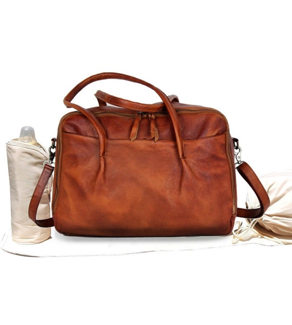 leather baby bag