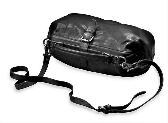 black doctor bag purse