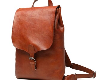 Leather Backpack Women, Leather Backpack Purse, Backpack Women, Backpack Purse, Brown Leather Backpack, Leather Rucksack, Sac Dos Cuir Femme