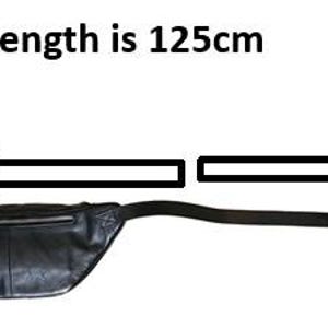 Brown Leather Fanny Pack: Unisex Multi-Pocket Crossbody Belt Bag image 10