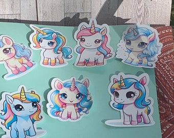 Rainbow Unicorn Stickers