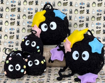 Crochet soot dust ball plush