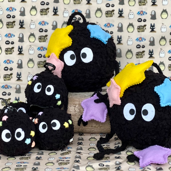 Crochet soot dust ball plush