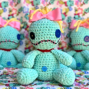 Velvet Voodoo fan art crochet plush doll