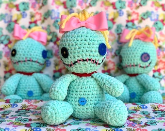 Velvet Voodoo fan art crochet plush doll