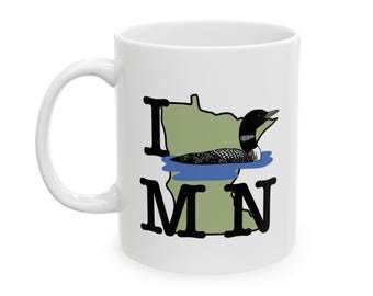 Support Minnesota Fundraiser: Minnesota Loon Mug | All Profits To Go To The Bond Between Minnesota Charity Supporting Pets and Community