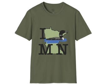Support Minnesota Fundraiser: Minnesota Loon T-Shirt | All Profits To Go To The Bond Between Minnesota Charity Supporting Pets and Community