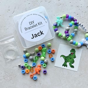 DIY Bracelet Kits for Kids Mermaid Themed Birthday Party Favors Children's Craft Kits Creative Activity Pack Fun Party Project Ideas bild 8