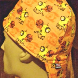 Minions Assorted Designs Handmade 100% Cotton, 4 panel Hard Hat liner, Welding  Biker Hat